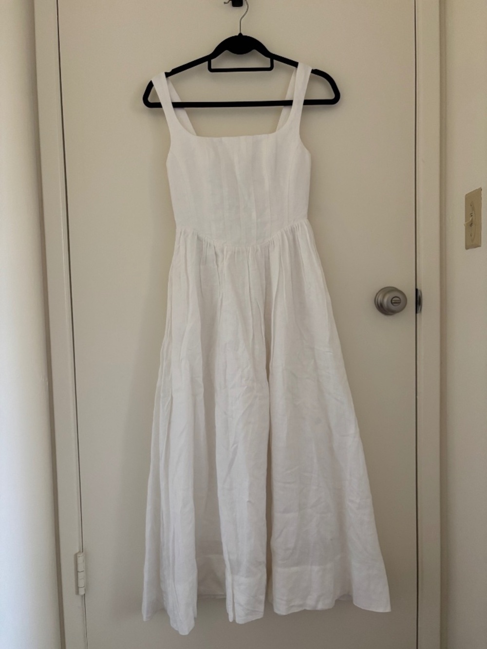 Caramel Monster Sabrina Midaxi Dress in white